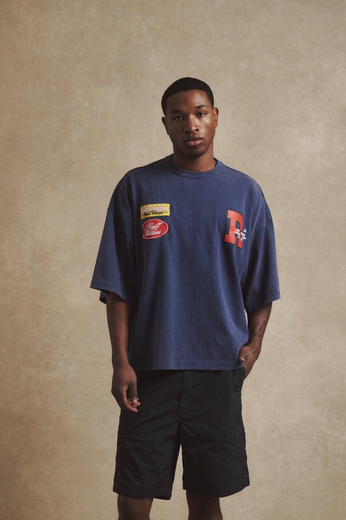 Patch Cropped Tee