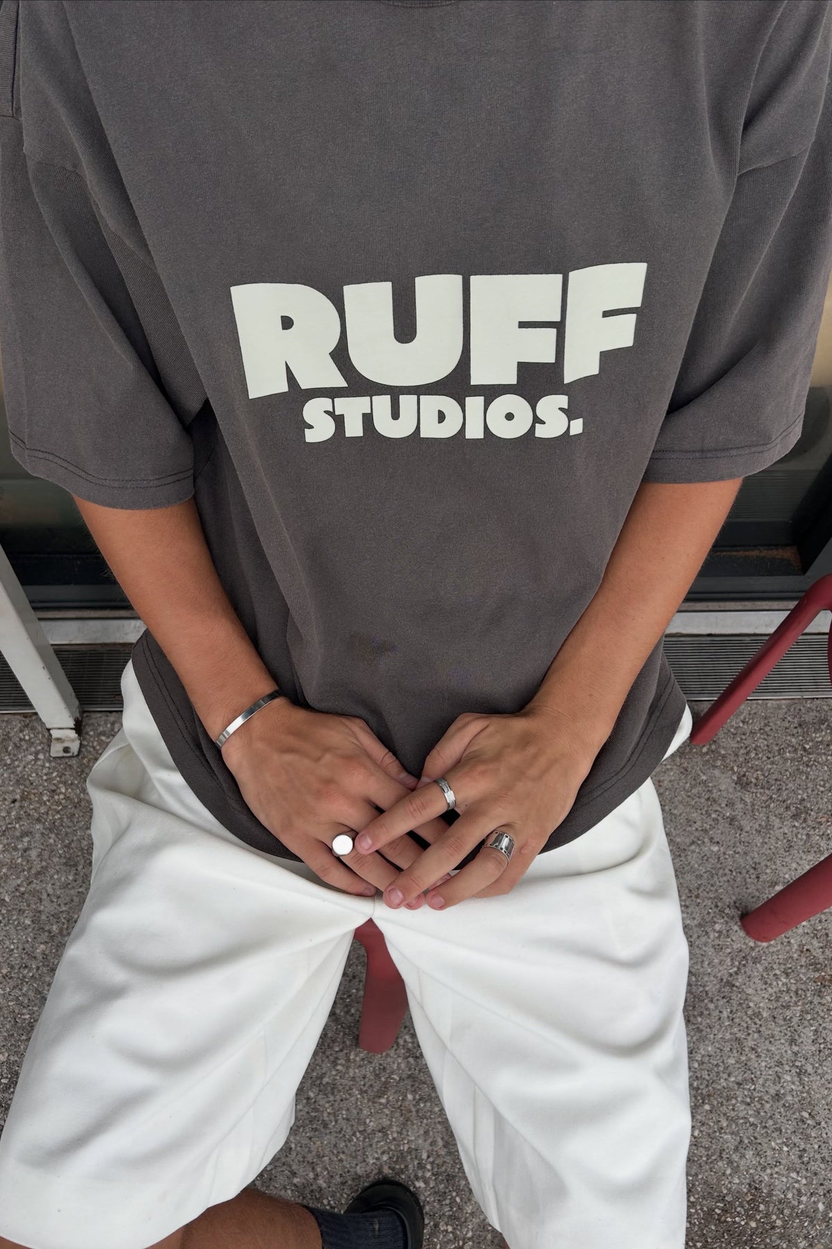 Block Letter Oversized Tee