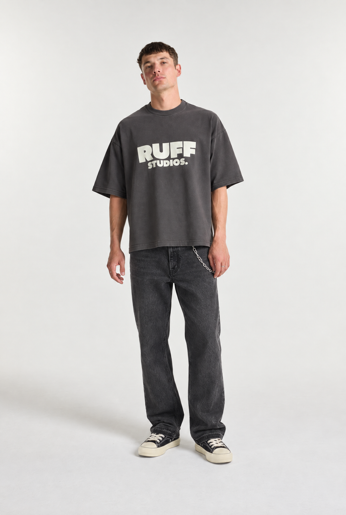 Block Letter Oversized Tee