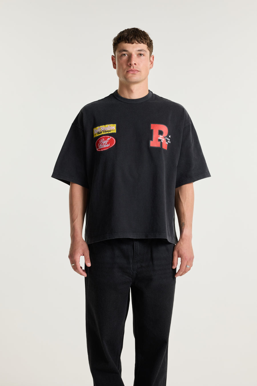 Patch Cropped Tee