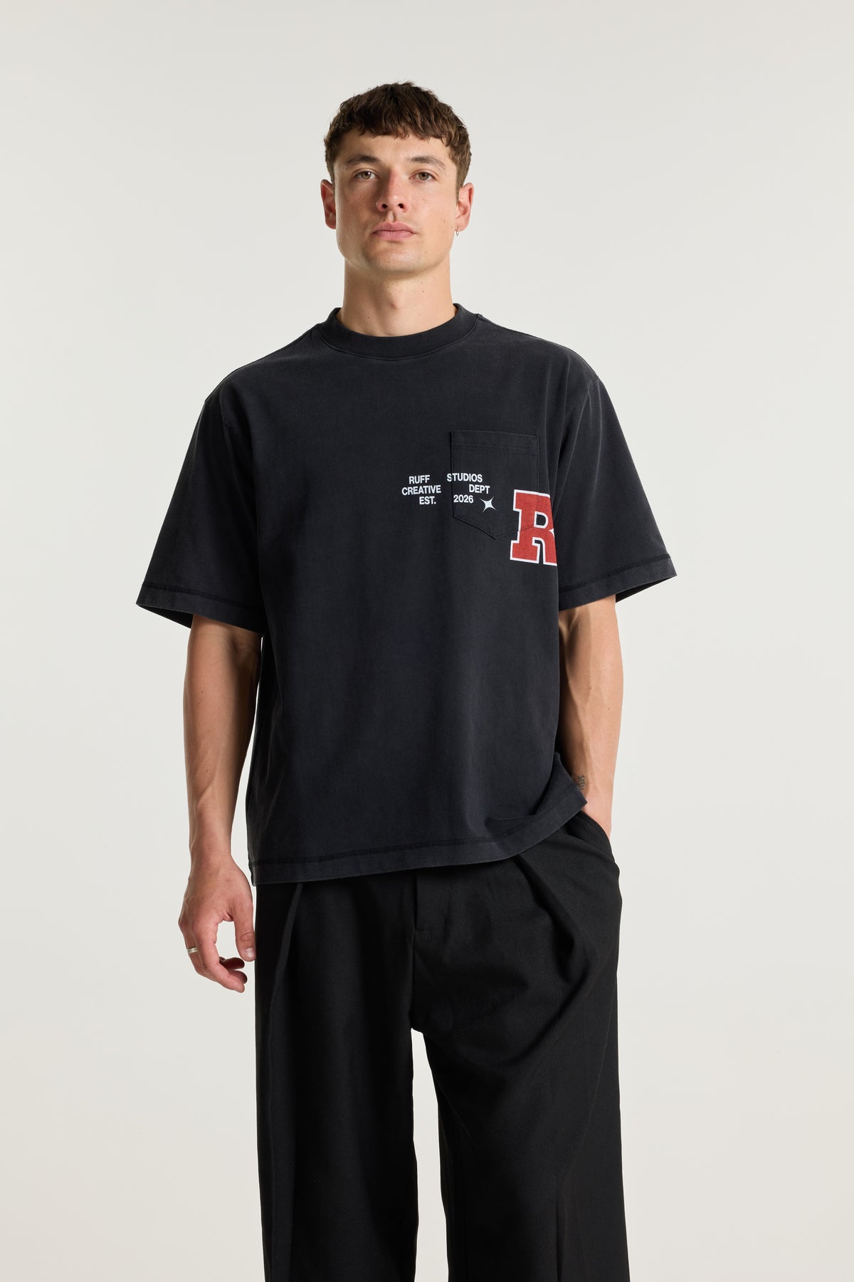 Western Pocket Oversized Tee