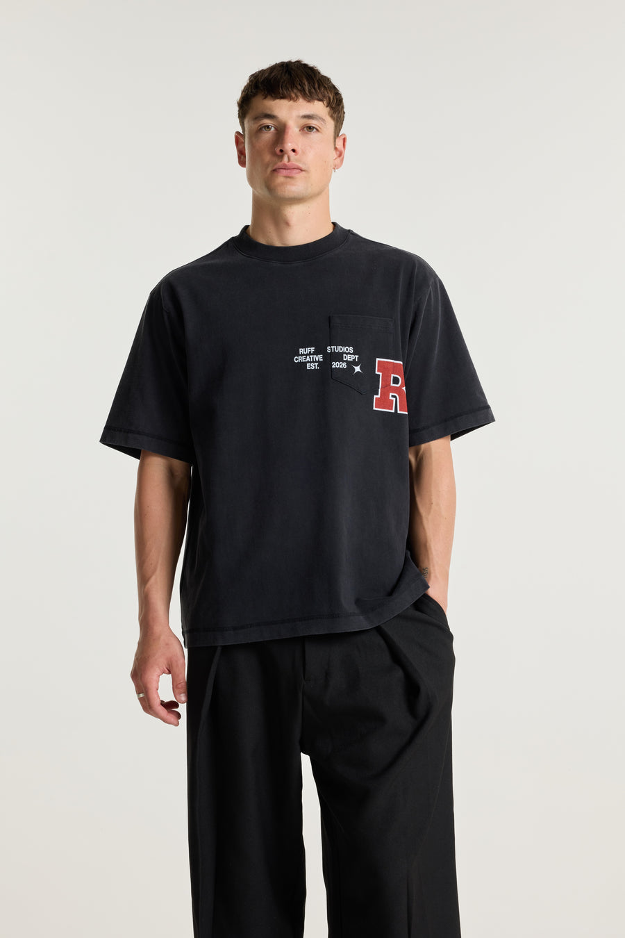 Western Pocket Oversized Tee