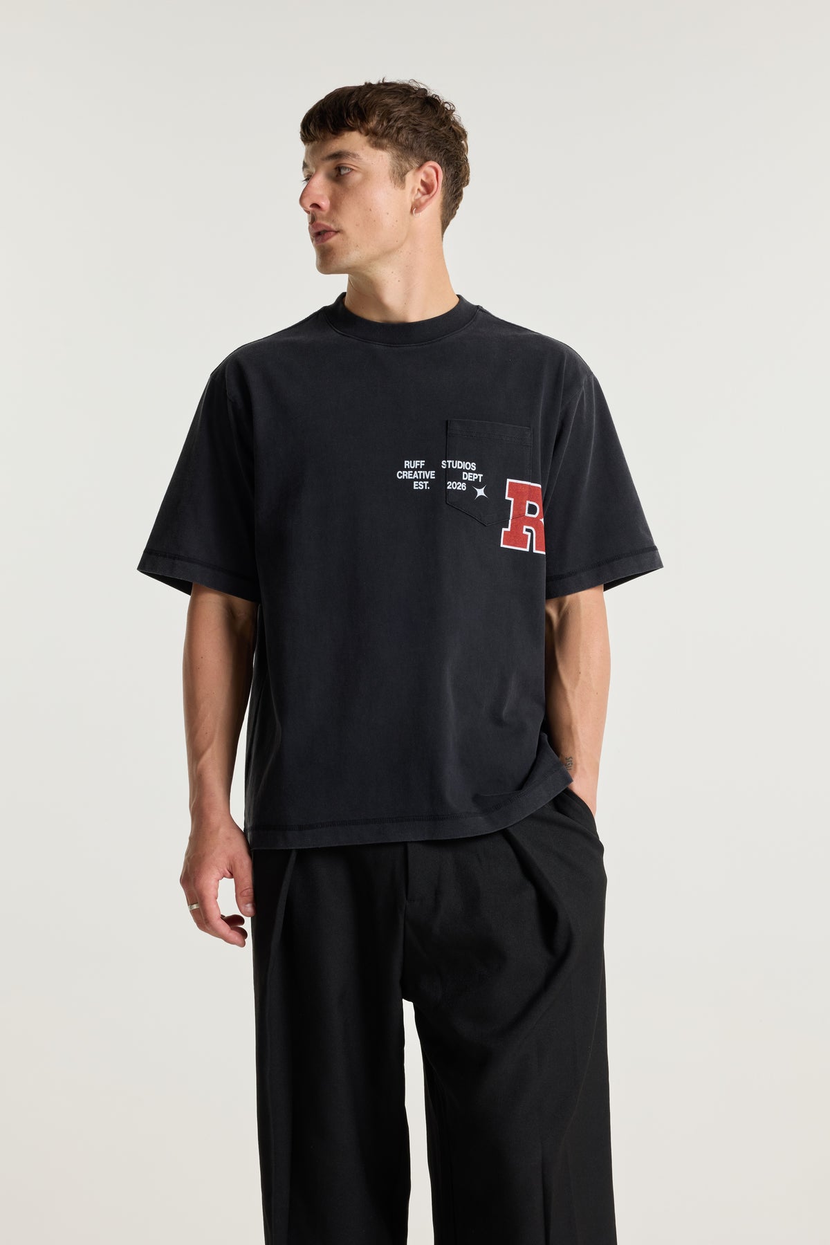 Western Pocket Oversized Tee